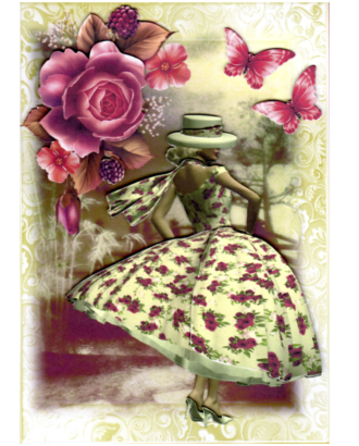 Pink Rose Dress