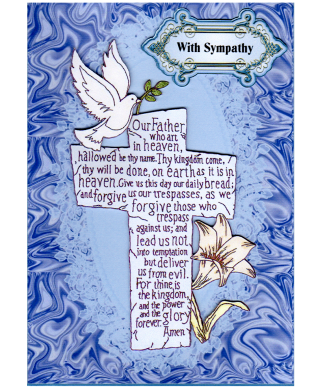 thumbnail image 2 of Handmade 3D Pop Up White Dove Greeting Card - Peace & Sympathy For All Occasions 2 of 6