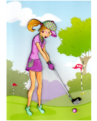 Golfer Lady
