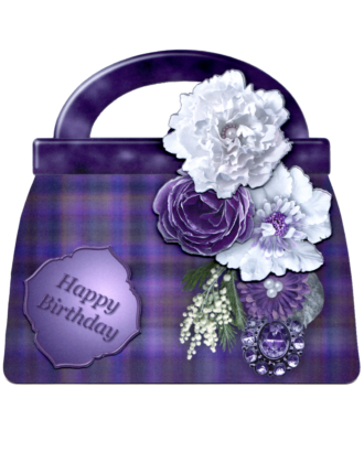Heather Tweed Handbag