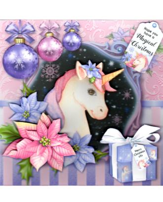 Unicorn Christmas Card